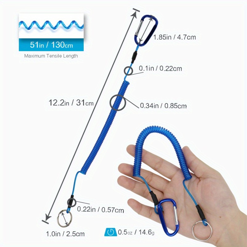 Ackibbik 6pcs Fishing Lanyard  - Fishing Kayak Paddle Leash recension och pris