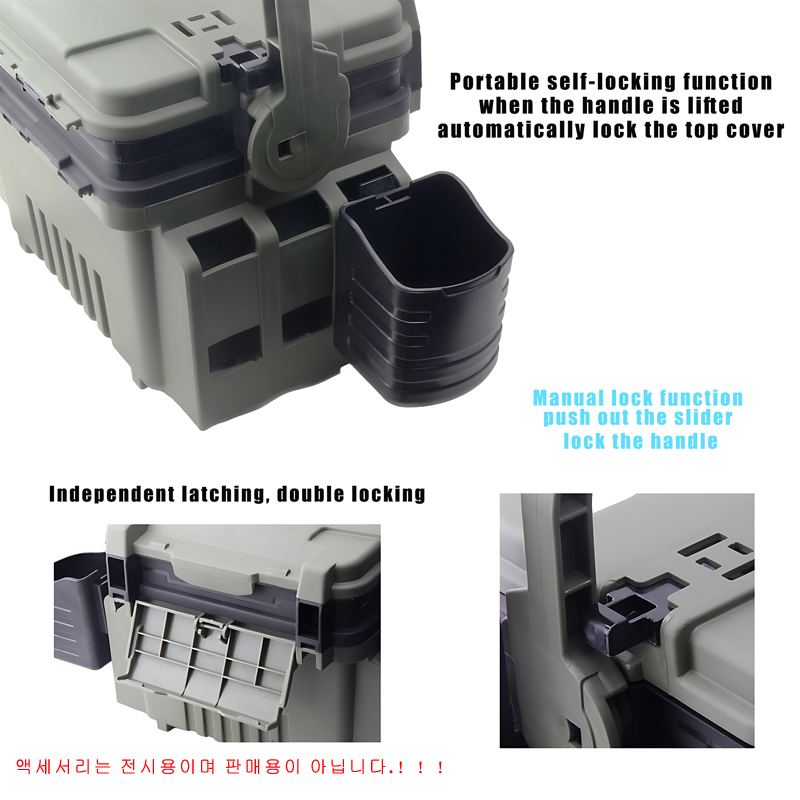 Large Fishing Box Organizer Mu - Fishing Kayak Crate recension och pris