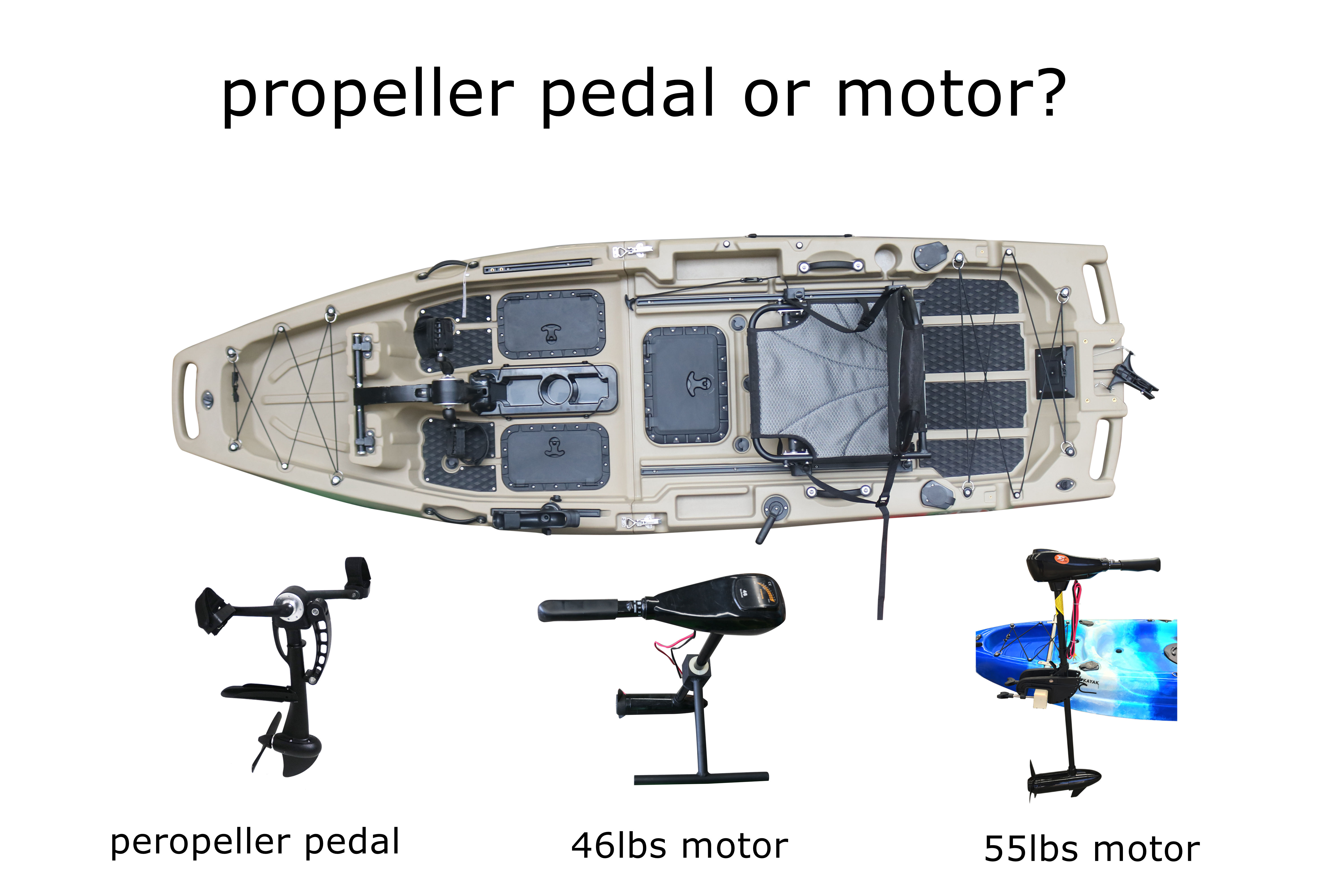 2025 NEW Modular Kayak 9.5ft P - Fishing Kayak Pedal Drive recension och pris