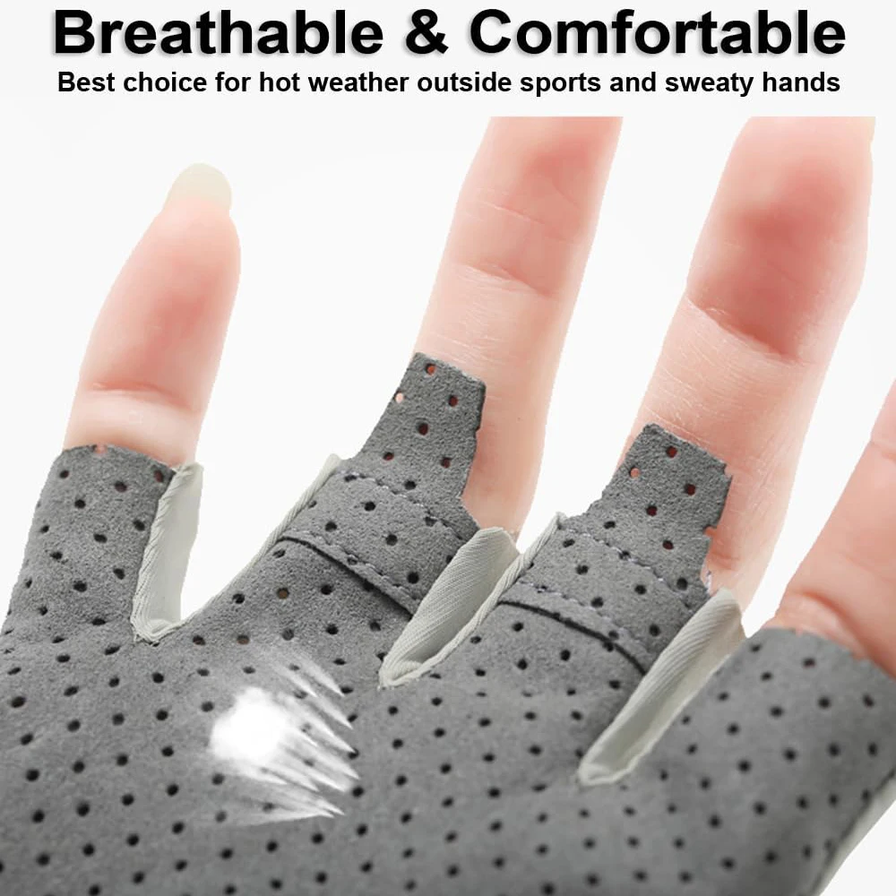 1 Pair Fingerless Driving/Fish - Fishing Kayak Paddle recension och pris