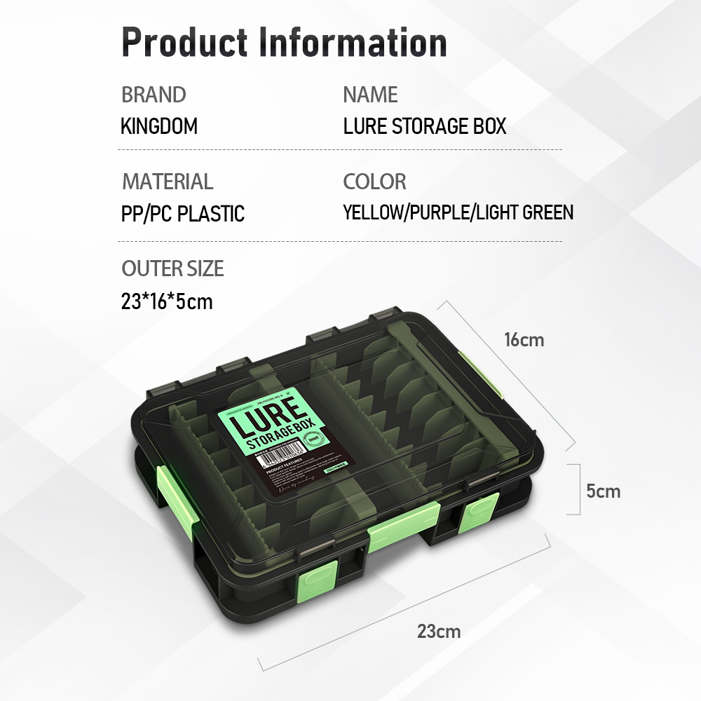 Kingdom Lure Storage Box Water - Fishing Kayak Crate recension och pris