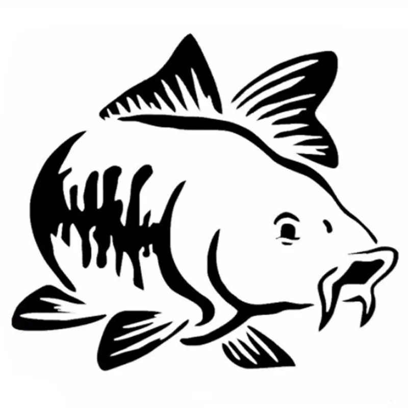 Car Sticker Cartoon Carp Fishi - Fishing Kayak Inflatable recension och pris