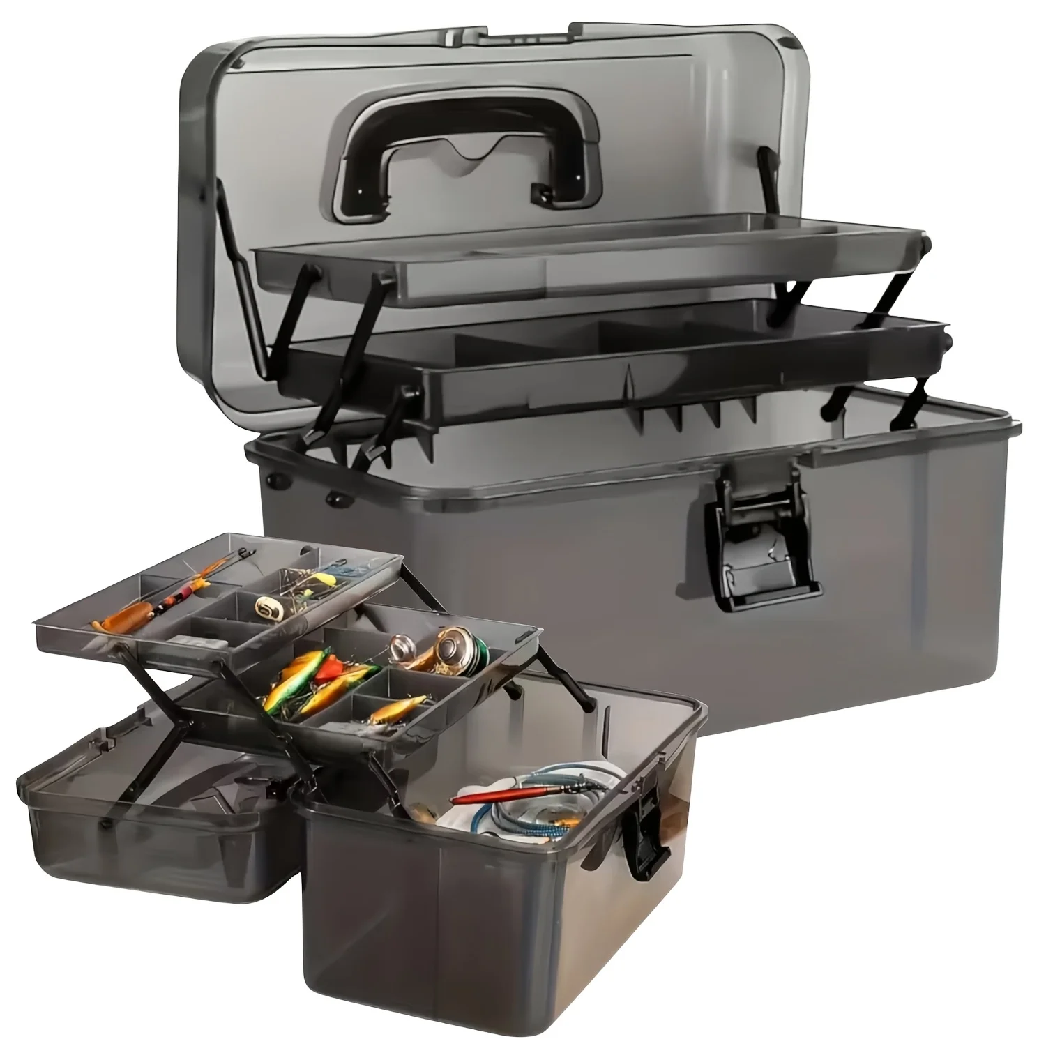 Durable PE Fishing Gear Box |  - Fishing Kayak Crate recension och pris