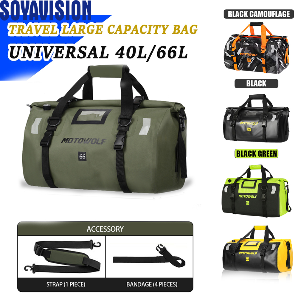 Waterproof Duffel Bag 40L/66L  - Fishing Kayak Storage Bag recension och pris