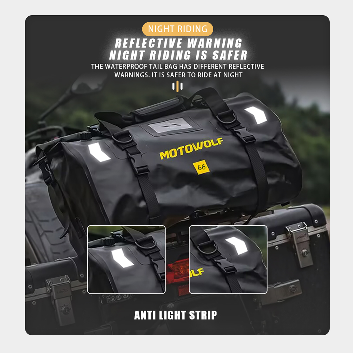 Waterproof Duffel Bag 40L/66L  - Fishing Kayak Storage Bag recension och pris