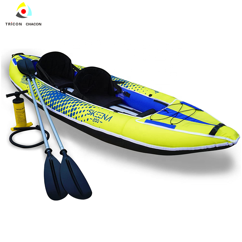 Adult Inflatable Fishing Canoe - Fishing Kayak Seat recension och pris