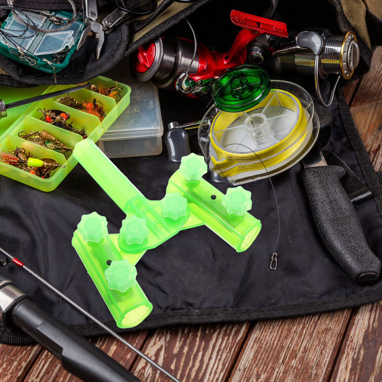 Fishing Rod Holder with Glow i - Fishing Kayak Rod Holder recension och pris