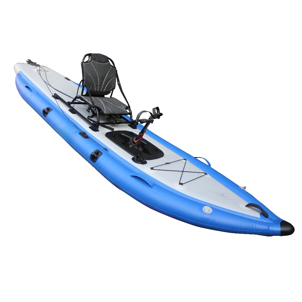 12ft Single Sit-On-Top Inflata - Fishing Kayak Pedal Drive recension och pris