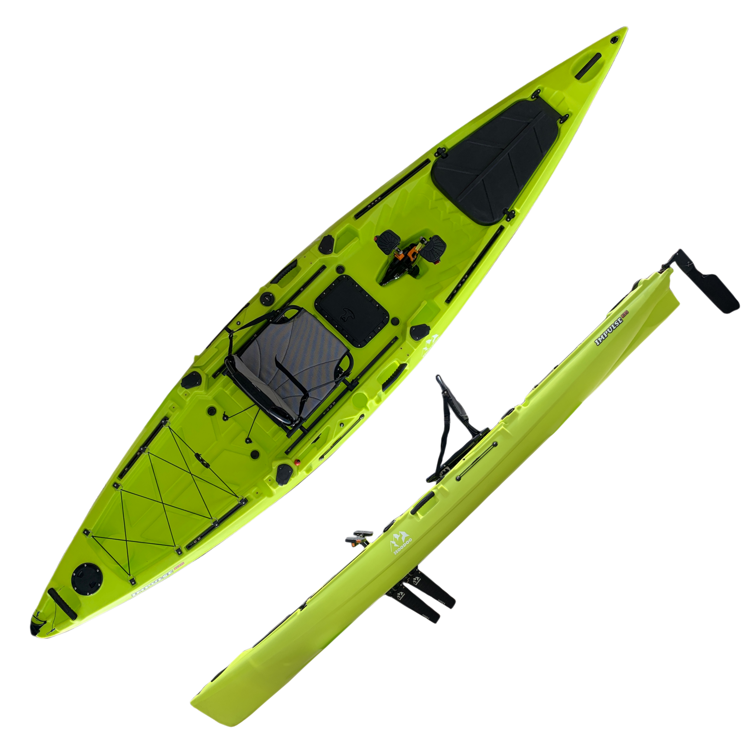 Zero Kayak New 4.15m One Perso - Fishing Kayak Pedal Drive recension och pris