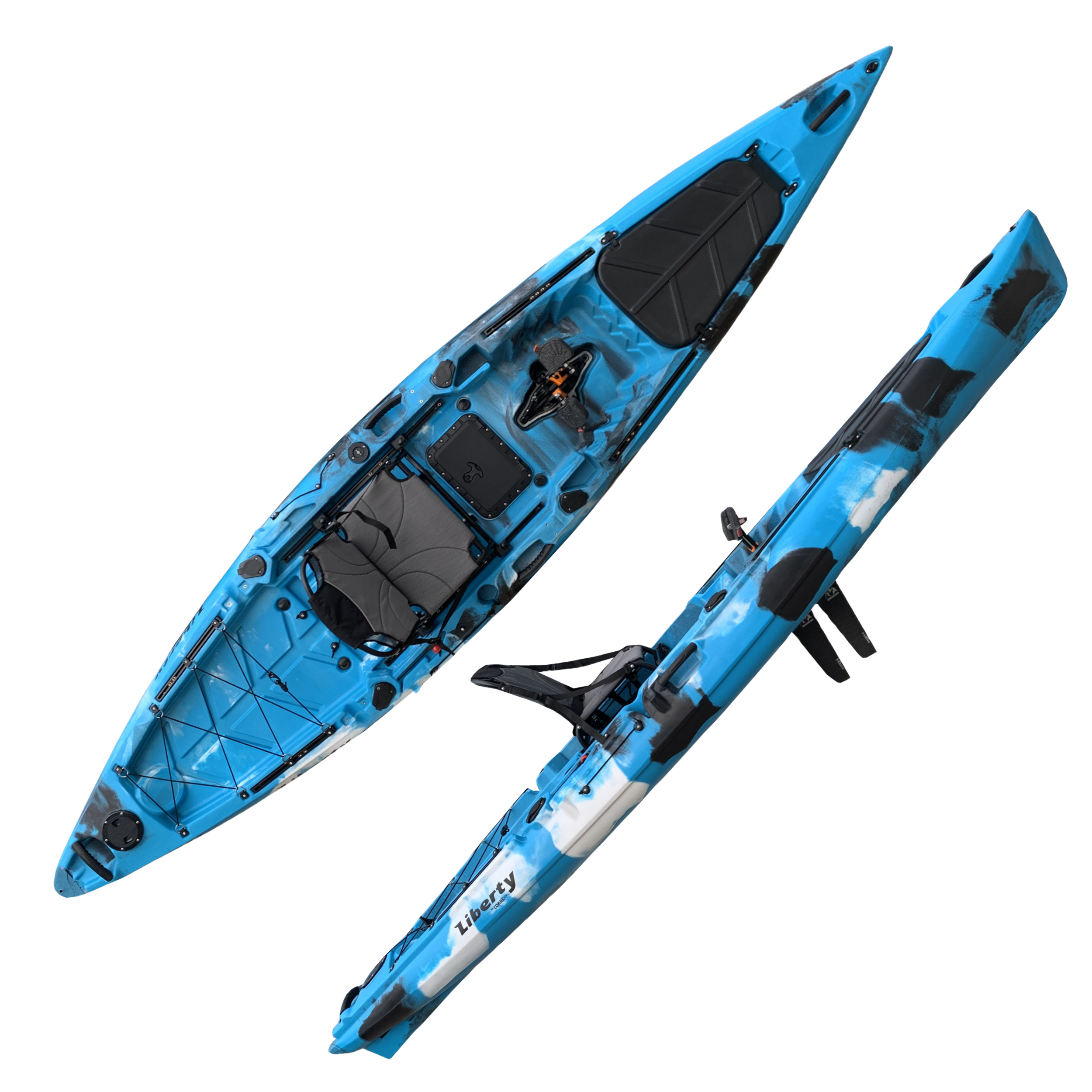 Zero Kayak New 4.15m One Perso - Fishing Kayak Pedal Drive recension och pris