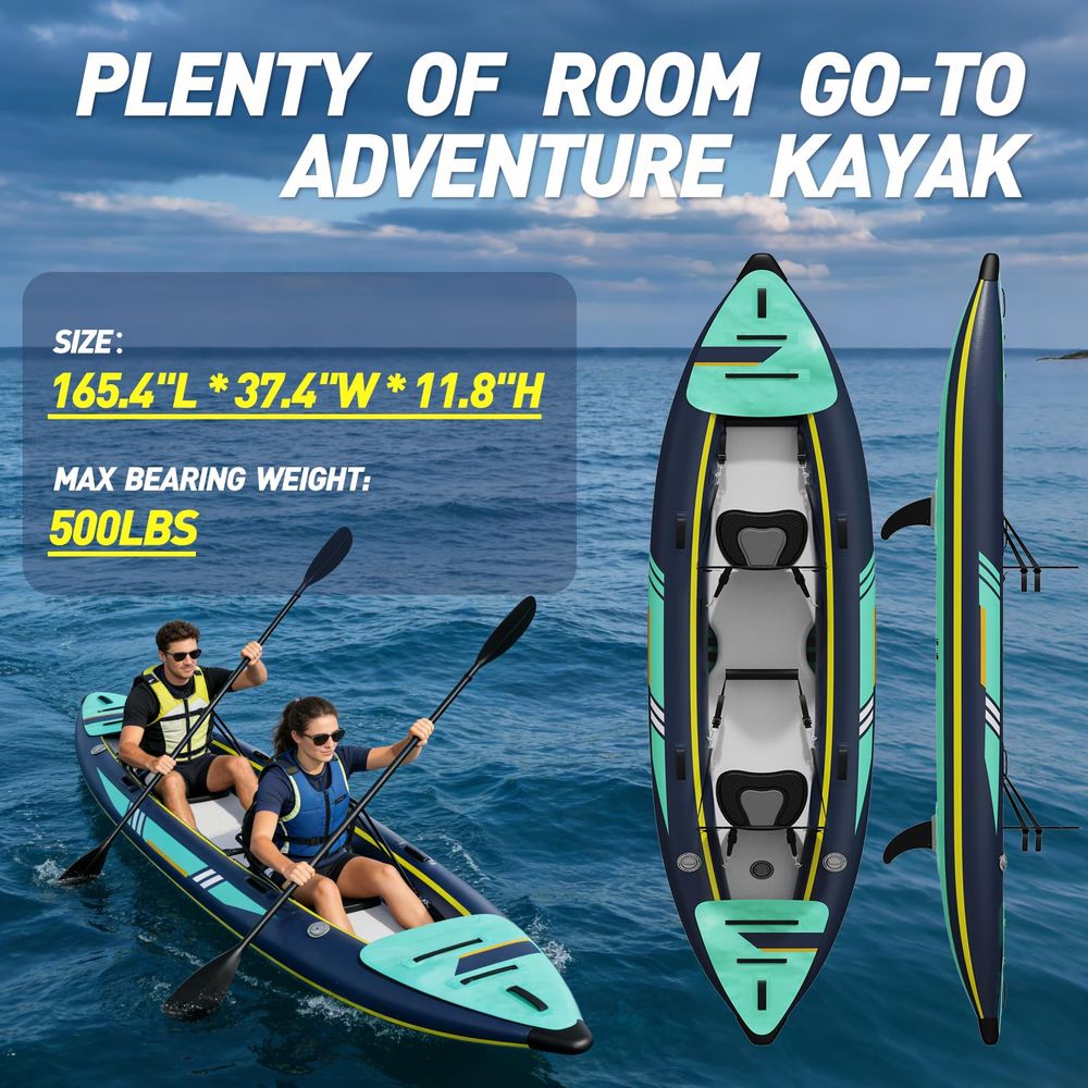 Kayak 1 2 Person for Adults, 1 - Fishing Kayak Paddle recension och pris
