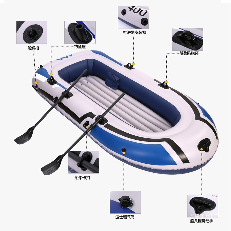Portable Assault Boat 2/3/4 Pe - Fishing Kayak Inflatable recension och pris