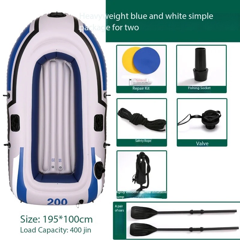 Portable Assault Boat 2/3/4 Pe - Fishing Kayak Inflatable recension och pris