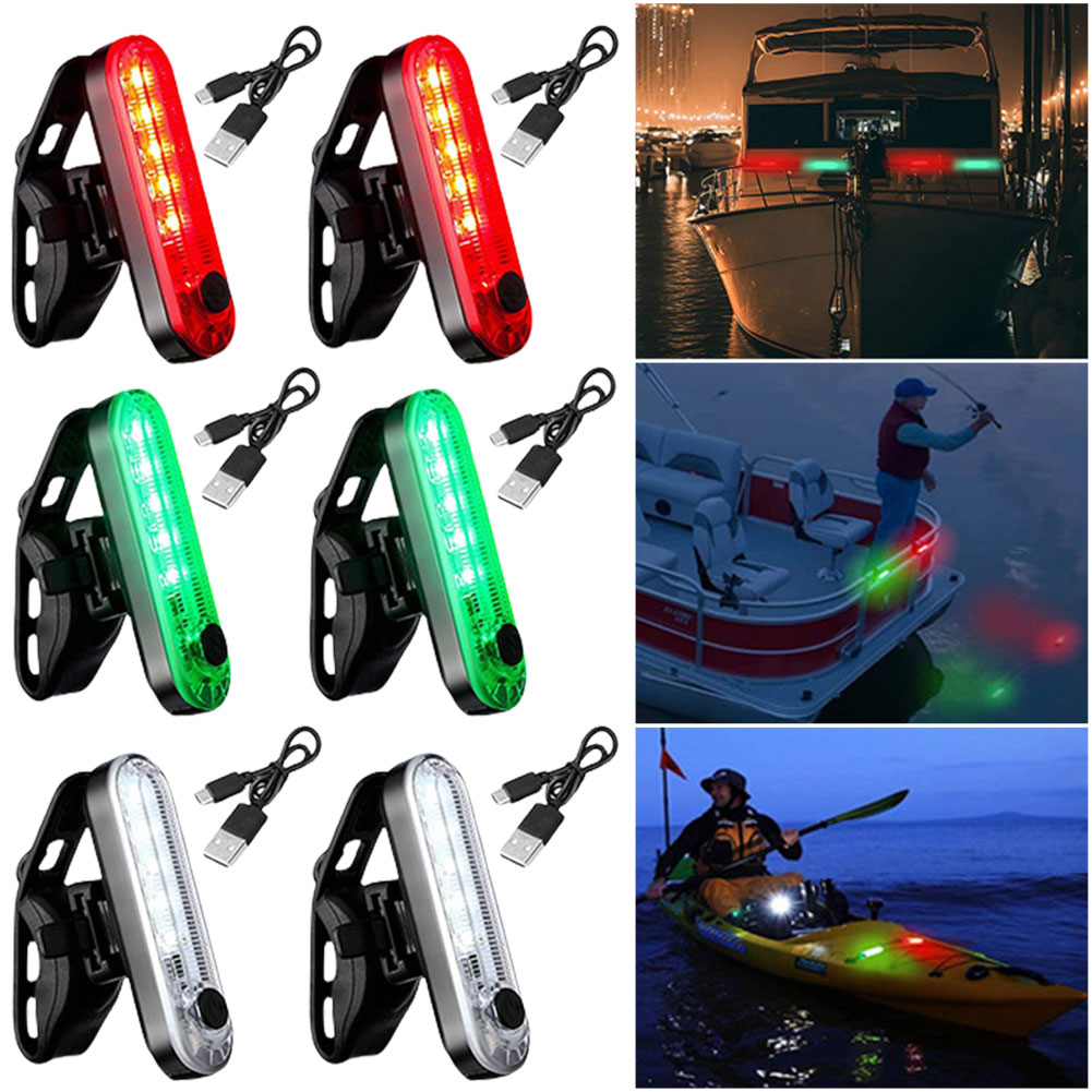 LED Boat Navigation Light USB  - Fishing Kayak Storage Bag recension och pris