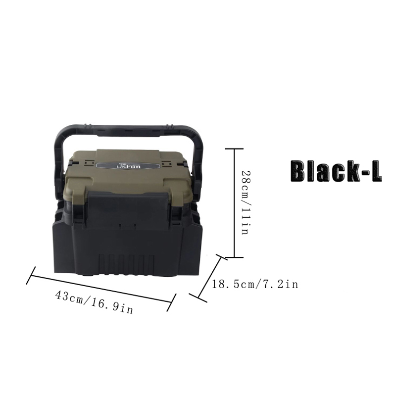 Large Fishing Box Organizer Mu - Fishing Kayak Crate recension och pris