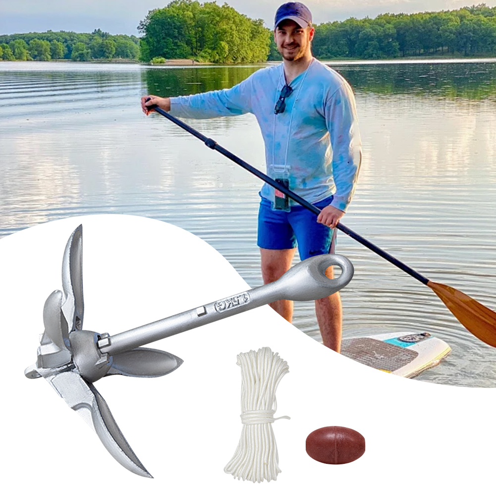 0.7/1.5KG Grapnel Anchor with  - Fishing Kayak Anchor recension och pris