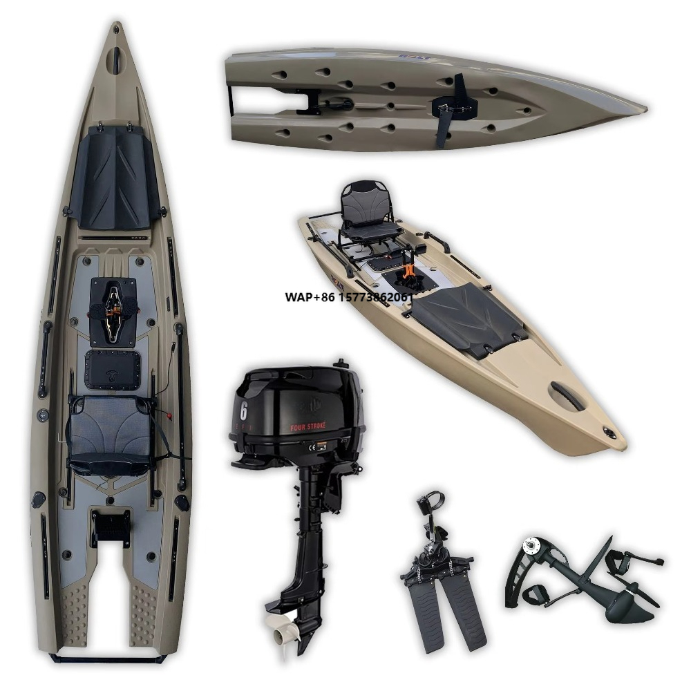 A 6hp 2022 13.12ft Solo Skiff  - Fishing Kayak Pedal Drive recension och pris