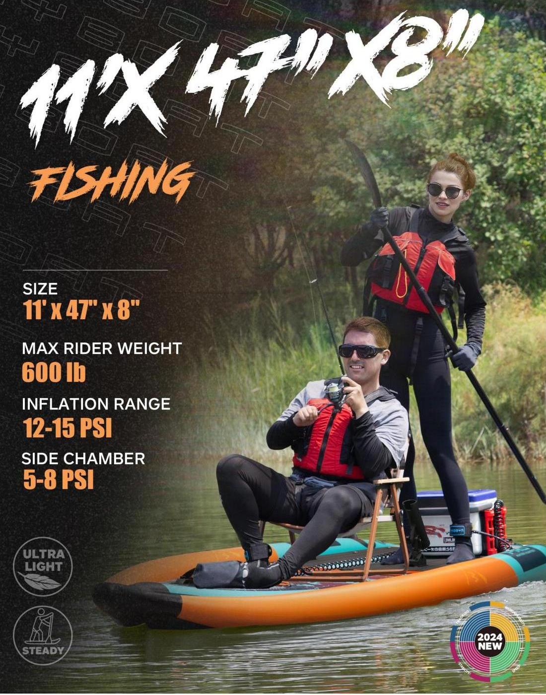 2 Person Inflatable Kayak for  - Fishing Kayak Inflatable recension och pris