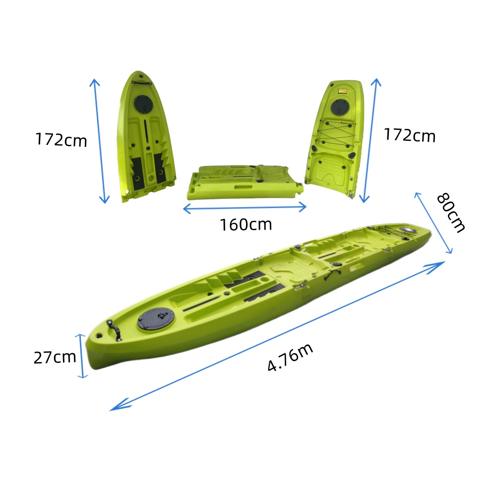 New Modular Tandem Double Sit- - Fishing Kayak Paddle recension och pris